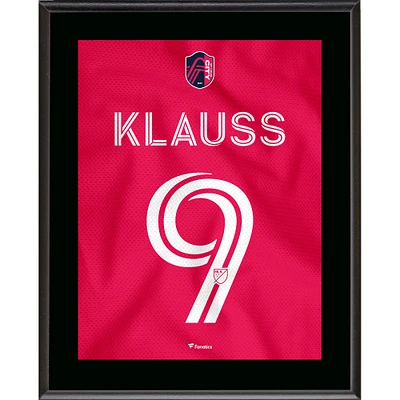 João Klauss St. Louis City SC 10.5" x 13" City Jersey Style Number 9 Sublimated Plaque