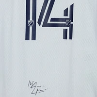 John Nelson St. Louis City SC Autographed Match-Used #14 Gray Jersey from the 2023 MLS Season