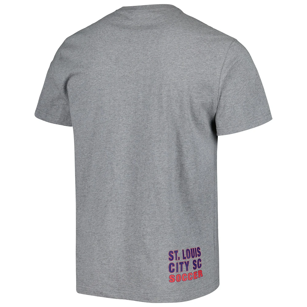 T-shirt gris Mitchell & Ness St. Louis City SC pour hommes