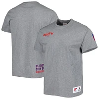 T-shirt gris Mitchell & Ness St. Louis City SC pour hommes