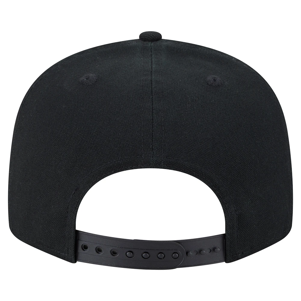 Men's New Era Black St. Louis City SC Canvas Camp 9FIFTY Snapback Hat