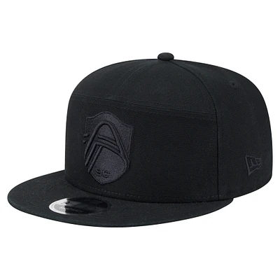 Men's New Era Black St. Louis City SC Canvas Camp 9FIFTY Snapback Hat