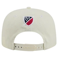 Casquette de golf Snapback Kickoff 2025 de St. Louis City SC New Era pour homme, couleur crème