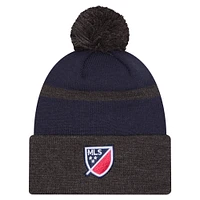 Men's New Era  Red St. Louis City SC 2025 Kickoff Cuffed Knit Hat with Pom