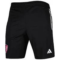 Short d'entraînement adidas St. Louis City SC 2023 On-Field AEROREADY noir pour homme