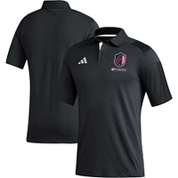 Polo d'entraînement sur le terrain adidas St. Louis City SC 2023 noir pour homme