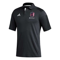 Polo d'entraînement sur le terrain adidas St. Louis City SC 2023 noir pour homme