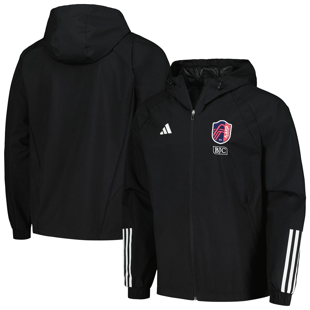 Men's adidas St. Louis City SC 2024 All-Weather Raglan Full-Zip Jacket