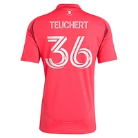 Men's adidas Cedric Teuchert Pink St. Louis CITY SC 2025 Forever Red Replica Player Jersey