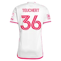 Men's adidas Cedric Teuchert White St. Louis City SC 2024 The Confluence Kit Authentic Player Jersey