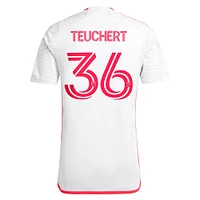 Men's adidas Cedric Teuchert White St. Louis City SC 2024 The Confluence Kit Replica Player Jersey