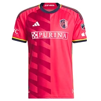 Homme Adidas Eduard Löwen Rouge St. Louis City SC 2023 The Spirit Kit Authentique Maillot