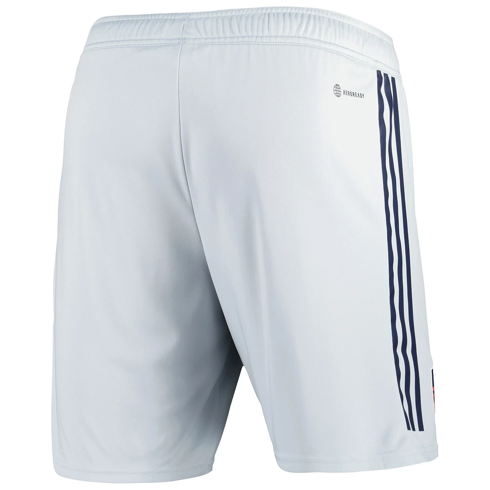 Short adidas St. Louis City SC 2023 extérieur AEROREADY Authentic pour homme, gris