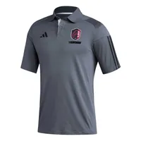 Men's adidas Gray St. Louis City SC 2023 On-Field Training Polo