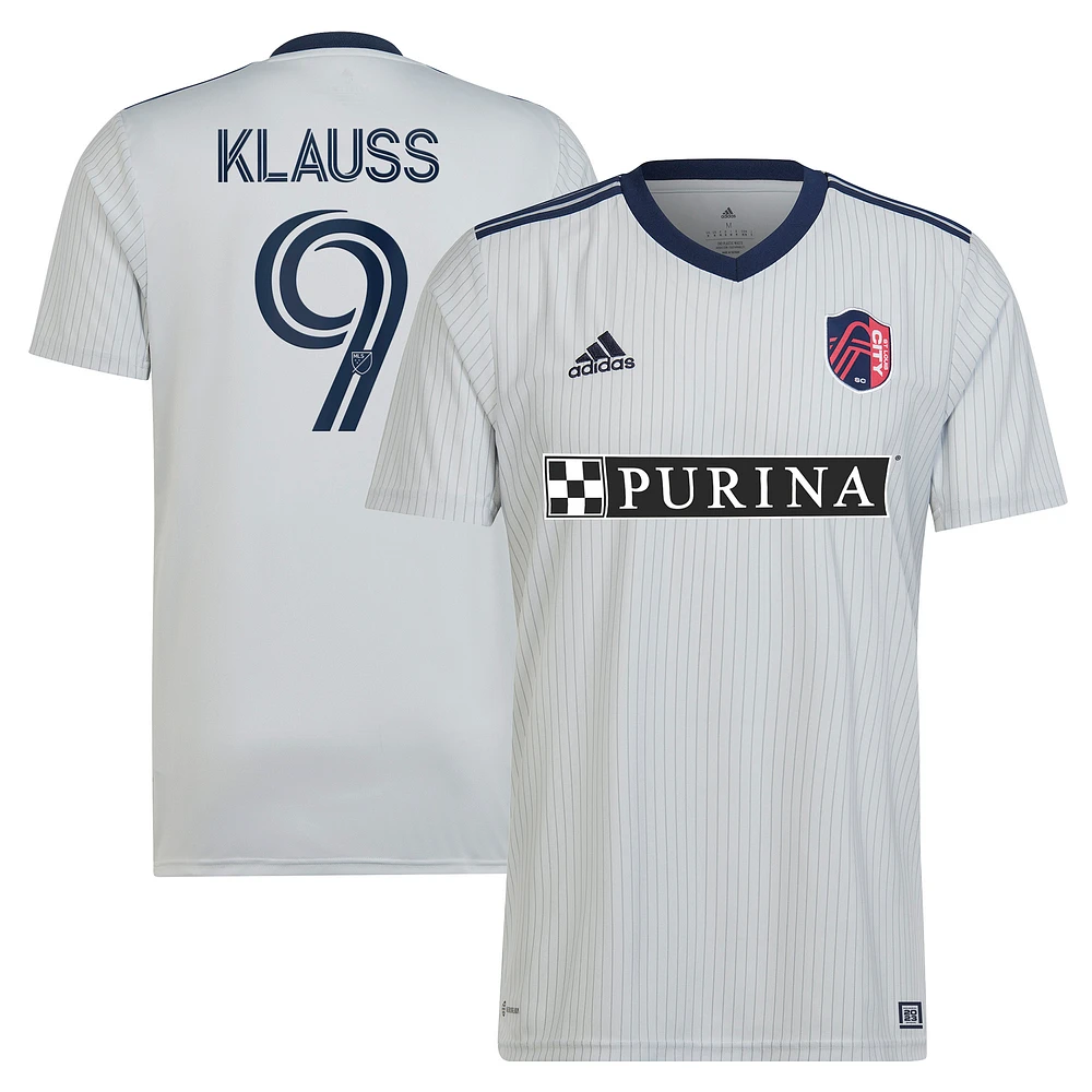 Maillot St. Louis City SC 2023 The Spirit Kit adidas João Klauss gris pour homme