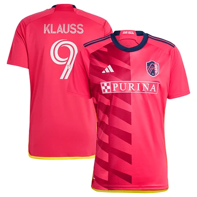 Maillot adidas João Klauss St. Louis CITY SC 2023 Kit Replica rouge pour homme