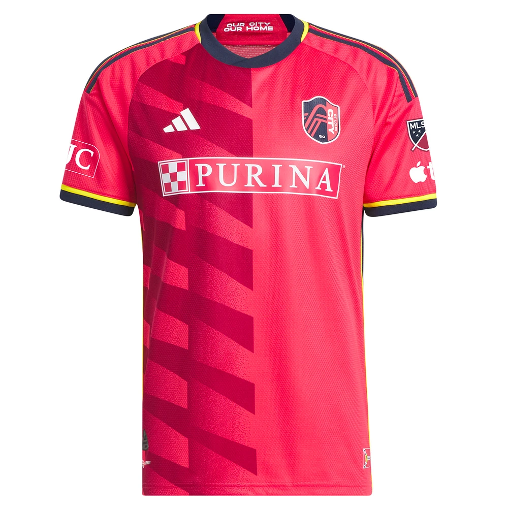 Homme adidas João Klauss Rouge St. Louis City SC 2023 The Spirit Kit Authentique Maillot