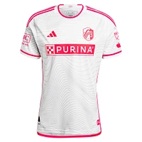 Men's adidas João Klauss White St. Louis City SC 2024 The Confluence Kit Authentic Player Jersey