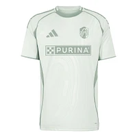 Men's adidas Light Green St. Louis City SC 2025 One Planet Pre-Match Top