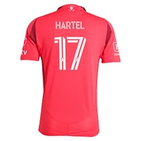 Men's adidas Marcel Hartel Red St. Louis CITY SC 2025 Forever Authentic Player Jersey
