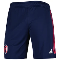 Short adidas bleu marine St. Louis City SC 2023 extérieur AEROREADY Authentic pour homme