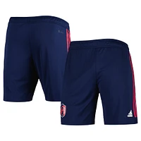 Short adidas bleu marine St. Louis City SC 2023 extérieur AEROREADY Authentic pour homme