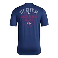 Men's adidas Navy St. Louis City SC AEROREADY Local Stoic T-Shirt