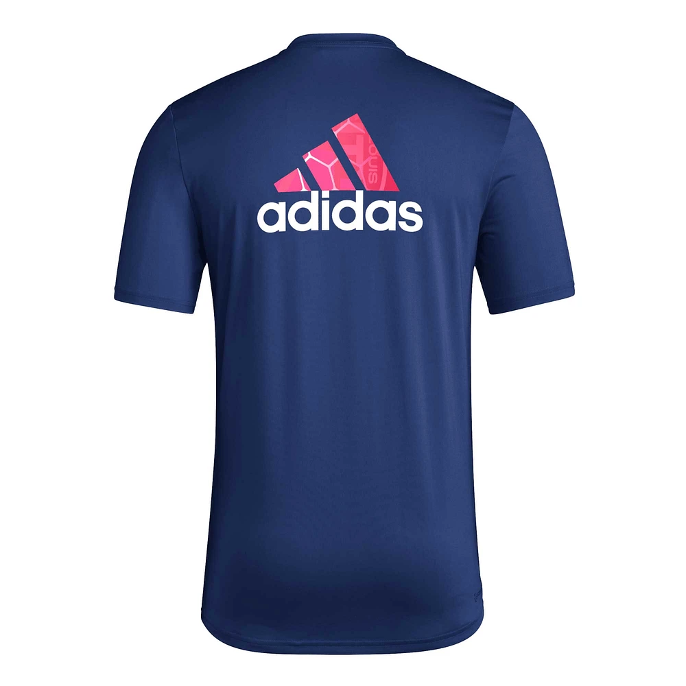 Men's adidas Navy St. Louis City SC Local Pop AEROREADY T-Shirt