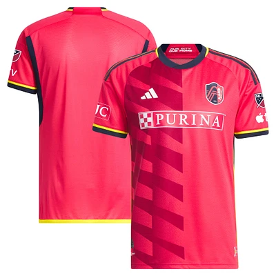 Maillot St. Louis CITY SC 2023 pour homme adidas Rouge Authentique