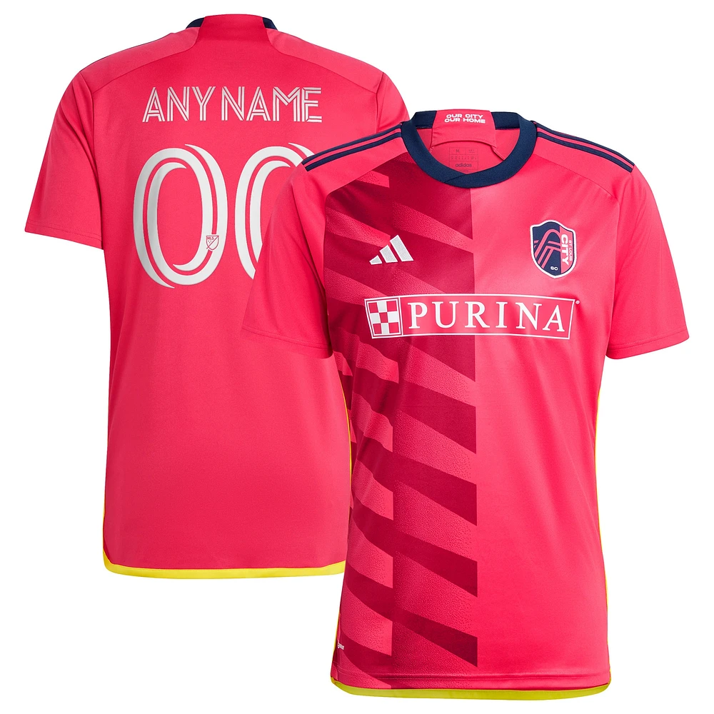 Men's adidas Red St. Louis CITY SC 2023 Kit Replica Custom Jersey