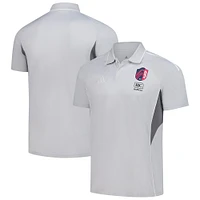 Polo d'entraînement adidas Silver St. Louis City SC 2025 pour homme