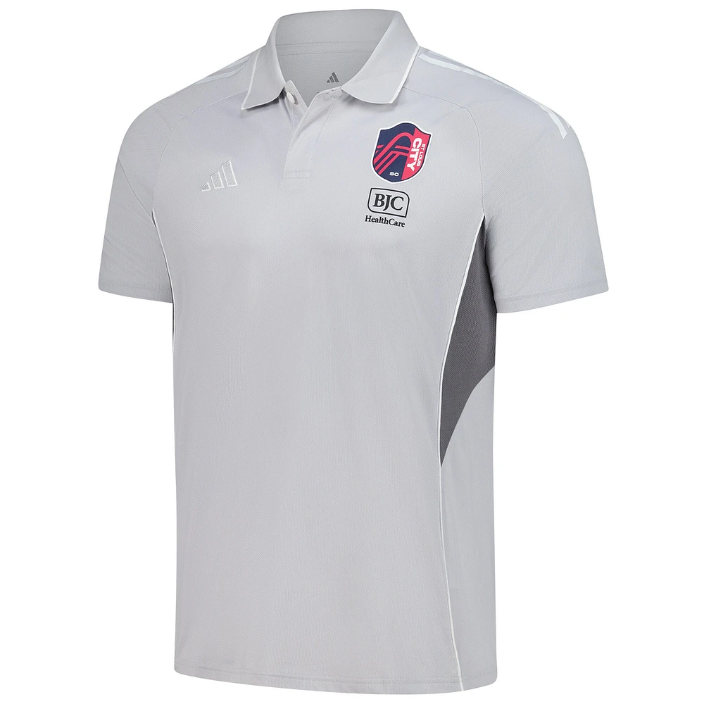 Polo d'entraînement adidas Silver St. Louis City SC 2025 pour homme