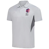 Polo d'entraînement adidas Silver St. Louis City SC 2025 pour homme