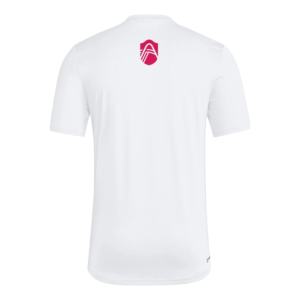 Men's adidas  White St. Louis City SC 2025 Jersey Hook AEROREADY T-Shirt