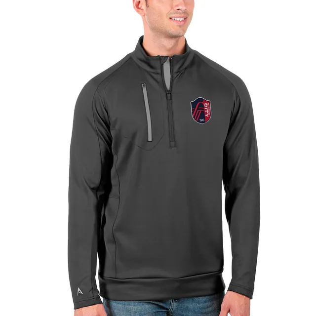 Lids Chicago Cubs Antigua Big & Tall Metallic Generation Quarter-Zip Jacket