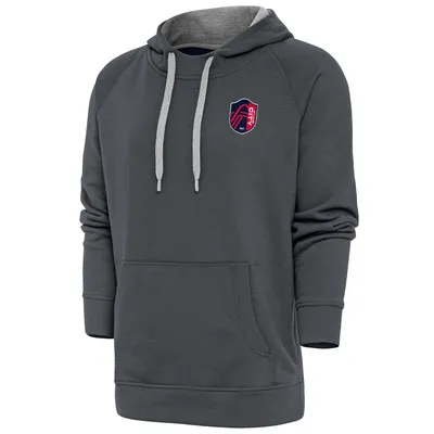 St. Louis City SC Antigua Logo Victory Pullover Hoodie