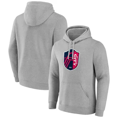 St. Louis City SC Fanatics Branded Official Logo Pullover Hoodie - Gray