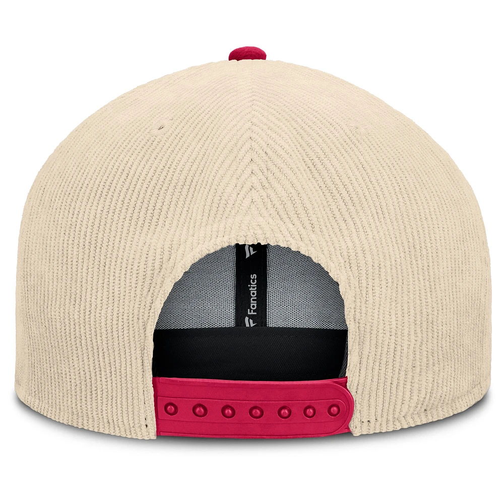 Men's Fanatics Cream St. Louis City SC Tempo Corduroy Snapback Hat