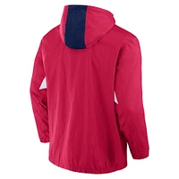 Veste à capuche tissée quart de zip St. Louis City SC Free Kick pour homme Fanatics Red