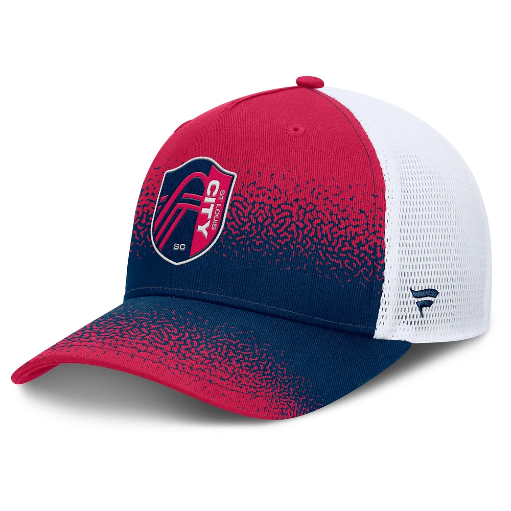 Men's Fanatics Red St. Louis City SC Libero Trucker Adjustable Hat