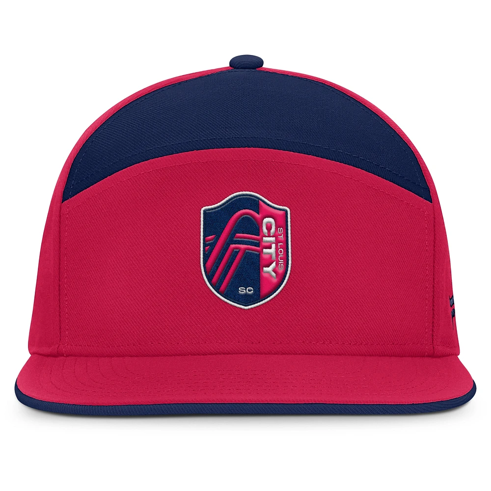 Men's Fanatics Red St. Louis City SC Mezzala Snapback Hat