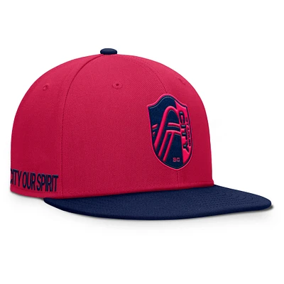 Casquette snapback rouge St. Louis City SC Sitter pour homme