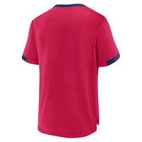 Men's Fanatics Red St. Louis City SC Stoppage Time Striker T-Shirt