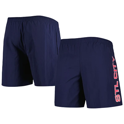 Short tissé St. Louis City SC Heritage Mitchell & Ness pour homme bleu marine