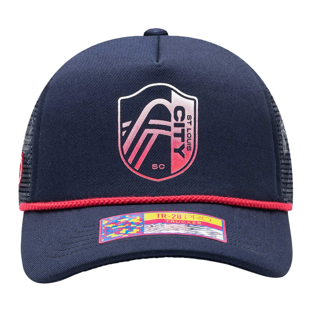 Men's Navy St. Louis City SC Atmosphere Trucker Adjustable Hat