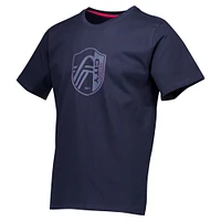 Men's Navy St. Louis City SC Multi-Layer Primary Logo Heavyweight Relaxed T-Shirt