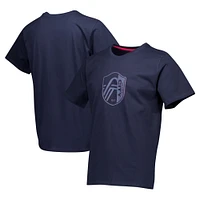 Men's Navy St. Louis City SC Multi-Layer Primary Logo Heavyweight Relaxed T-Shirt