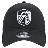 Casquette ajustable New Era noire St. Louis City SC 2025 Kickoff 9TWENTY pour homme