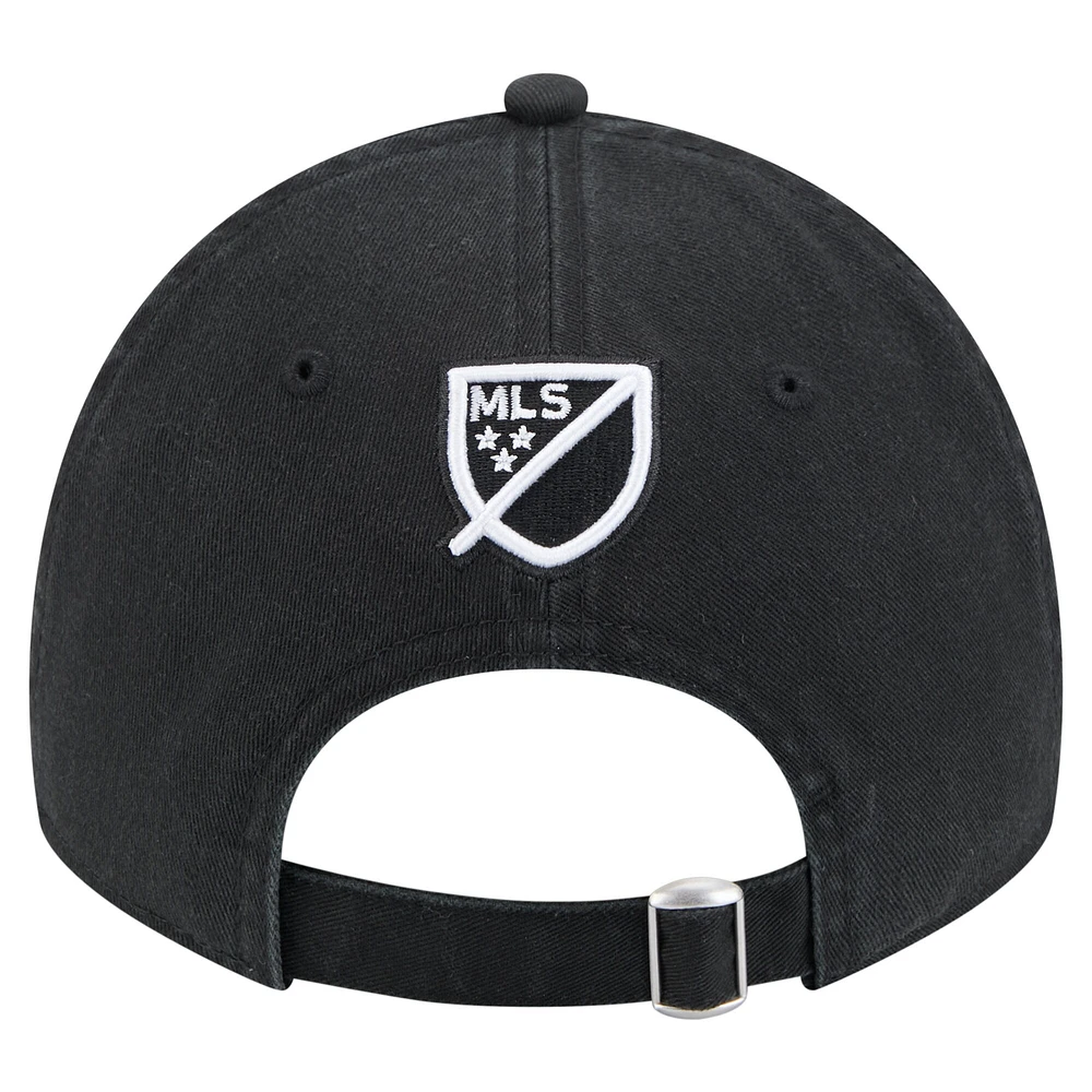 Casquette ajustable New Era noire St. Louis City SC 2025 Kickoff 9TWENTY pour homme