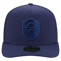 Casquette ajustée A-Frame 59FIFTY pour homme New Era bleu marine St. Louis City SC Color Pack